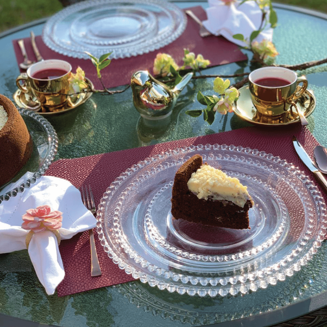 Prato Cristal De Chumbo Pearl 28cm