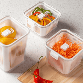 Pote Hermético Slim Multiuso Branco 1,3 Litros