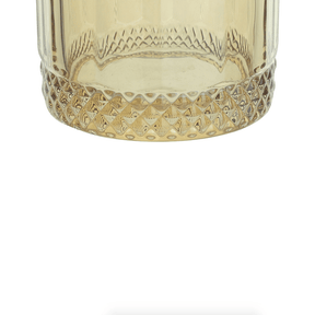 Jogo 6 Copos Baixos em Vidro Âmbar 320ml 9cm