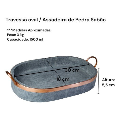 Jogo de Panelas Pedra Sabão Premium Exclusivo 11 peças