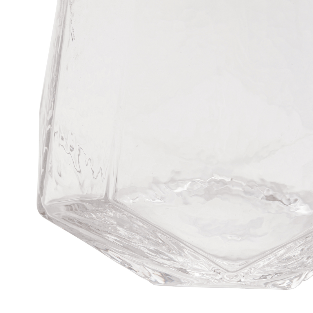 Jogo 2 Copos Baixos Whisky em Cristal com Borda Dourada 550ml