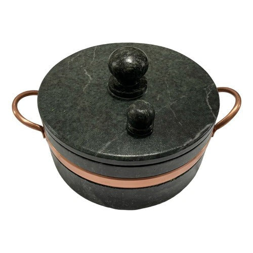 Panela De Pressão De Pedra Sabão 4 Litros